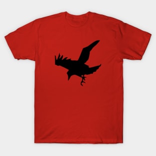 Flying Raven Crow Blackbird T-Shirt